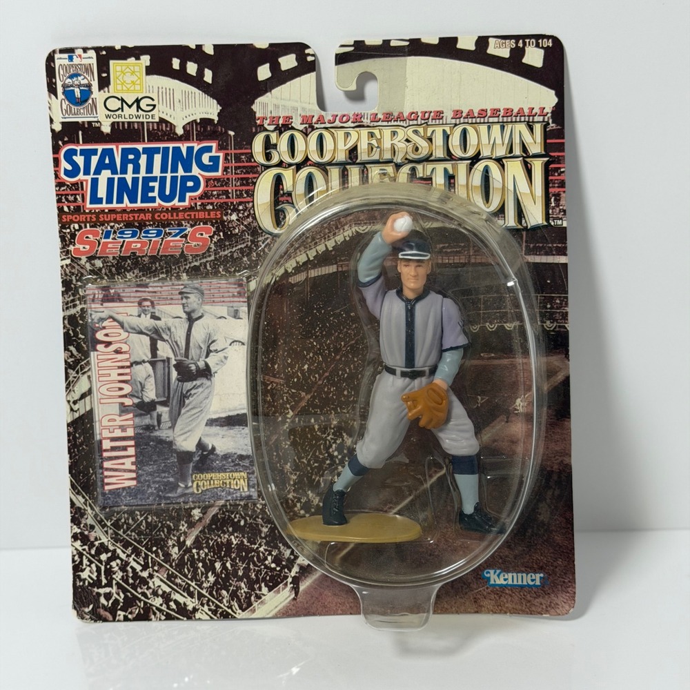 1997 Starting Lineup Walter Johnson Cooperstown Collection Kenner MLB Figure